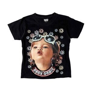Heavy Metal pierced "baby grace" graphic tee